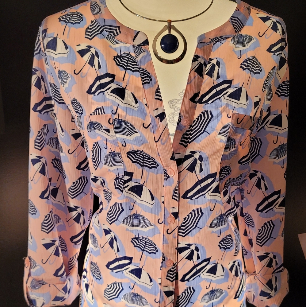 Kim Roger's Adorable Fun Summer Blouse
